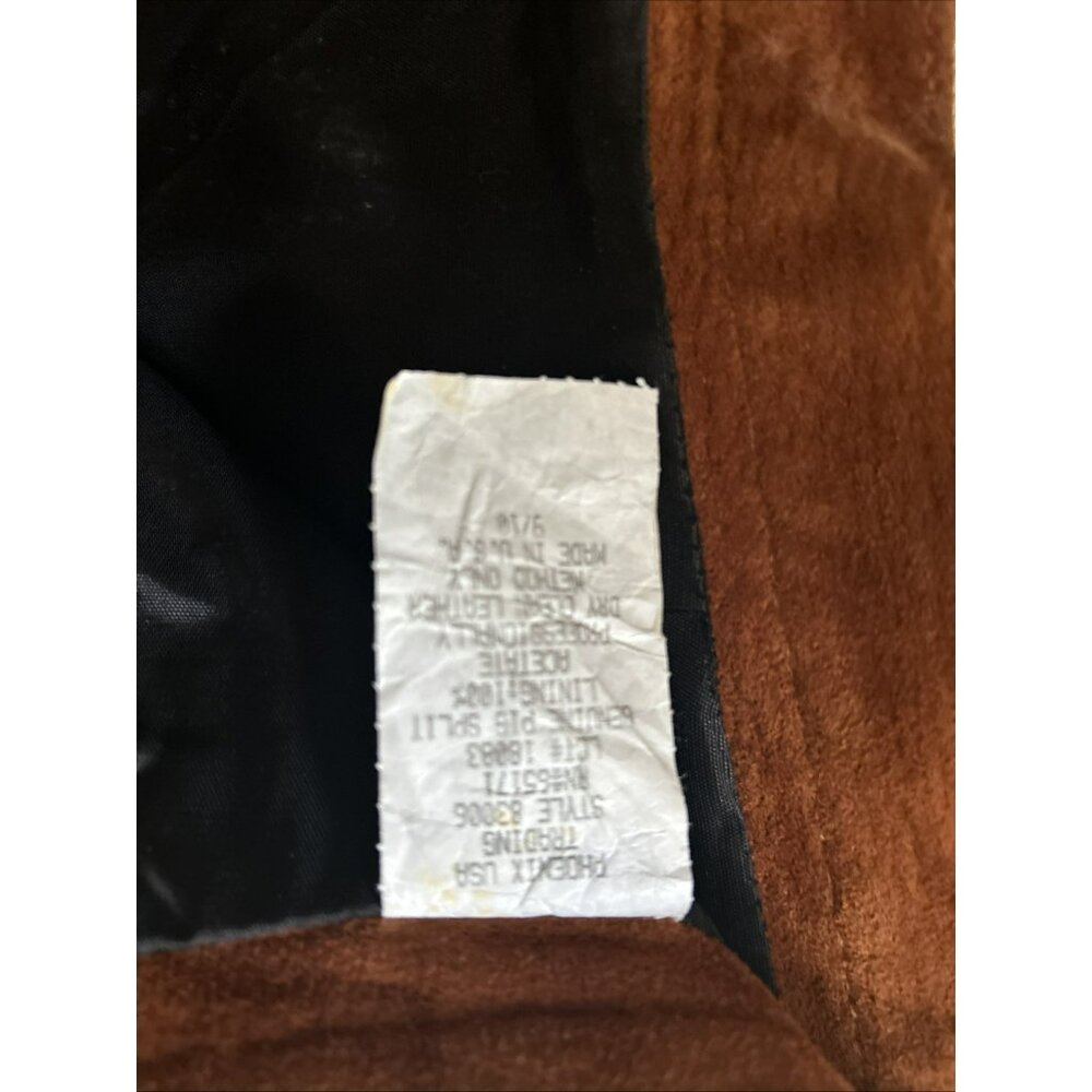 Forever Western Women's Brown Suede Mini Skirt SZ 9/10 Lined Zipper Closure NWT - Picture 3 of 4